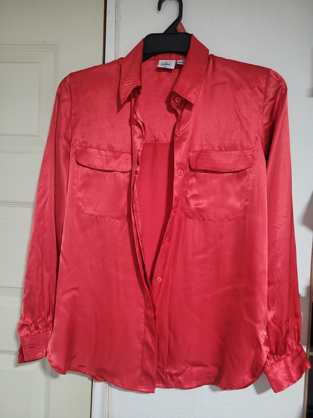 Women's Red Single-Breasted